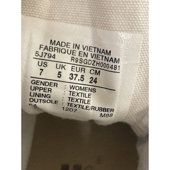 Converse All Star Women's  Size 7 Grey  Low-Top Sneakers shoes - Picture 2 of 8